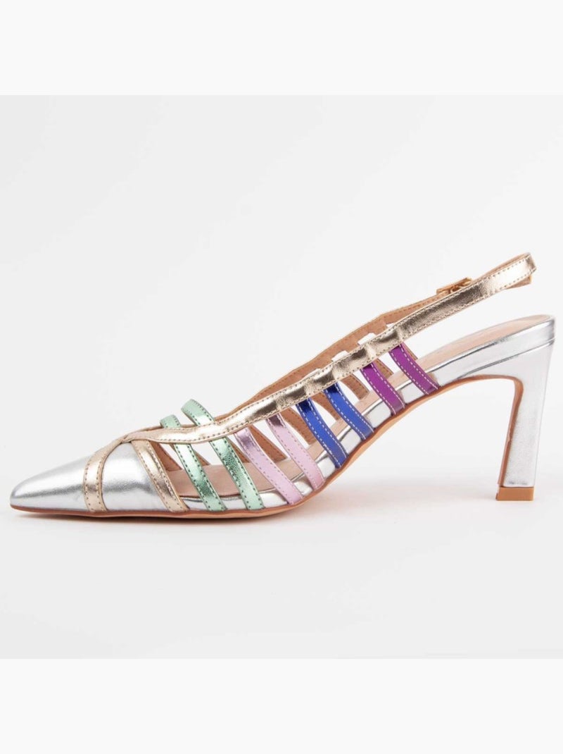 Schoen Met Hak Synthetisch Materiaal Montevita Multicolor - Kiabi