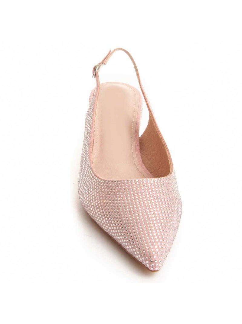 Schoen Met Hak Synthetisch Materiaal Montevita Roze - Kiabi