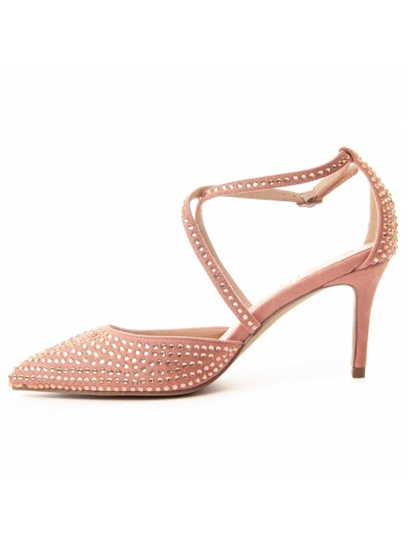 Schoen Met Hak Synthetisch Materiaal Montevita Roze - Kiabi