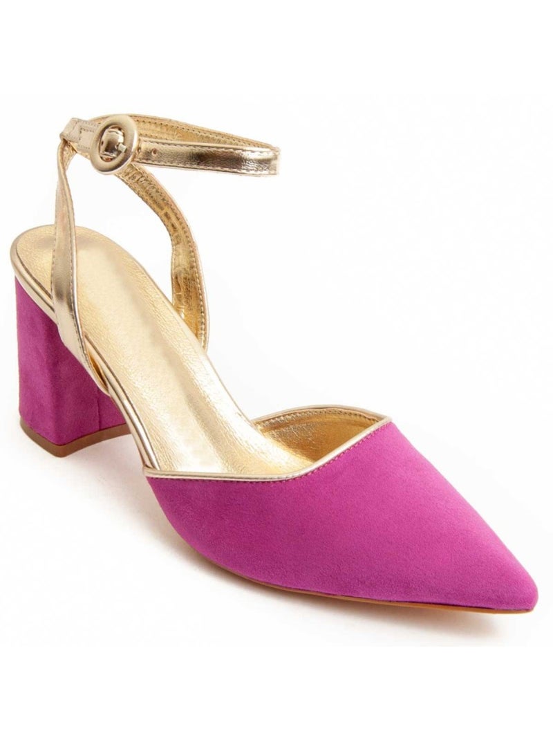 Schoen Met Hak Synthetisch Materiaal Montevita Roze - Kiabi