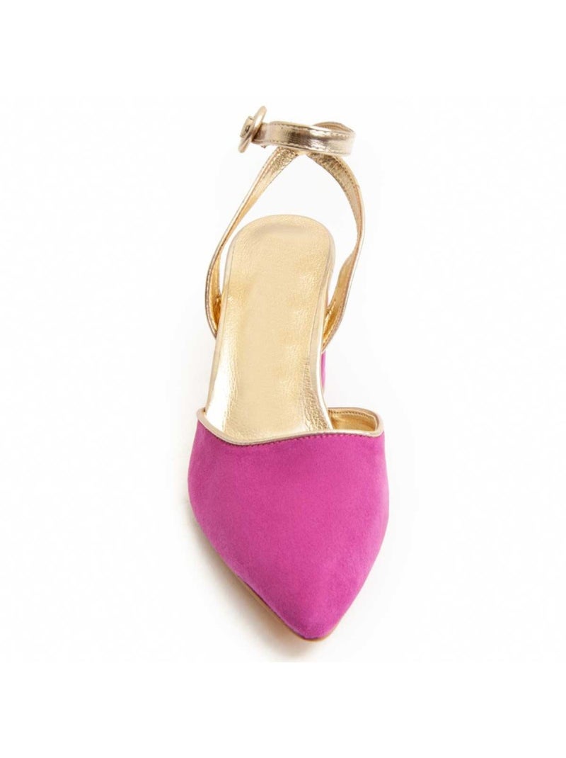 Schoen Met Hak Synthetisch Materiaal Montevita Roze - Kiabi