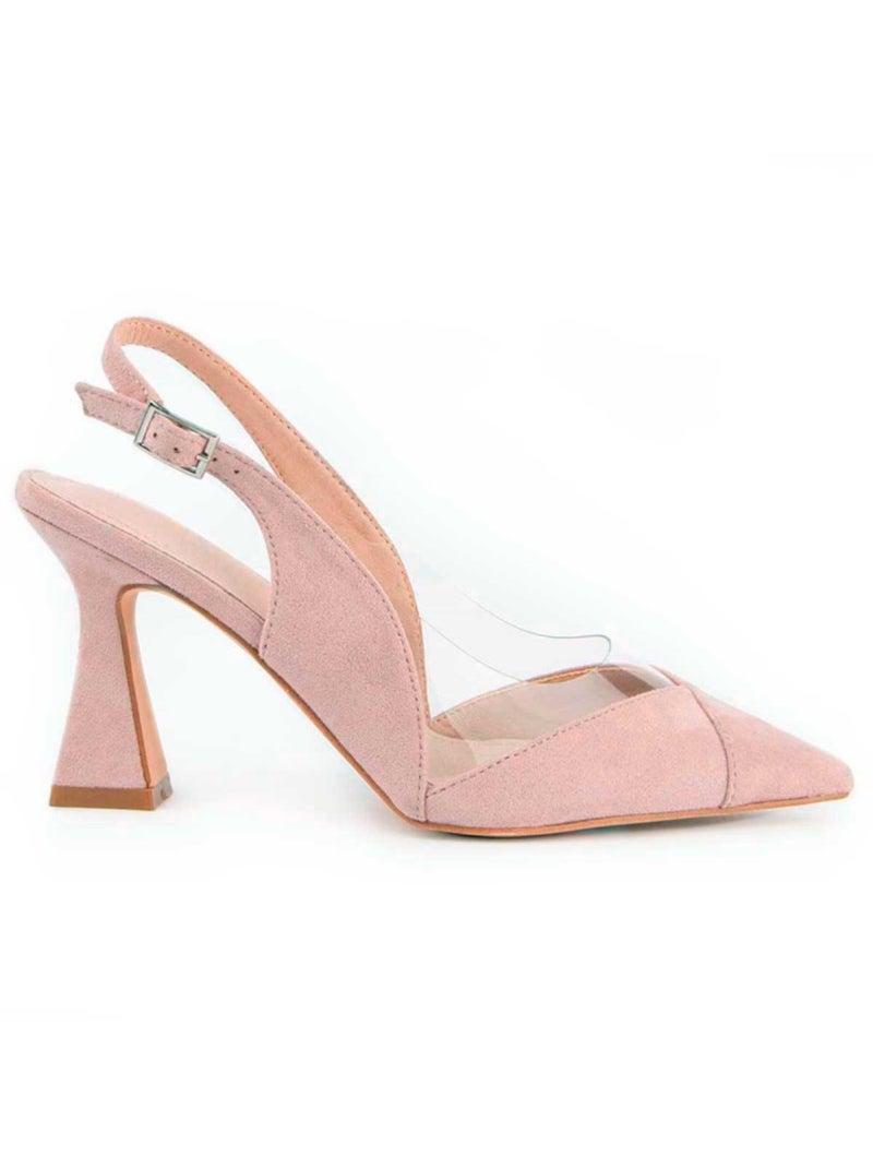 Schoen Met Hak Synthetisch Materiaal Montevita Roze - Kiabi