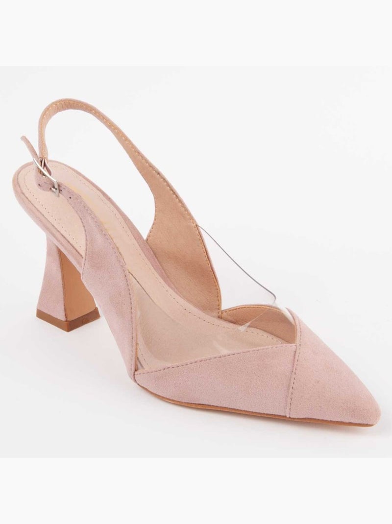 Schoen Met Hak Synthetisch Materiaal Montevita Roze - Kiabi