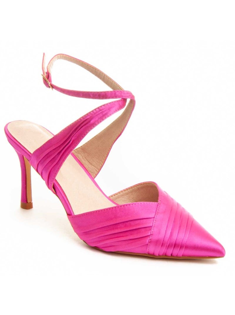 Schoen Met Hak Synthetisch Materiaal Montevita Roze - Kiabi