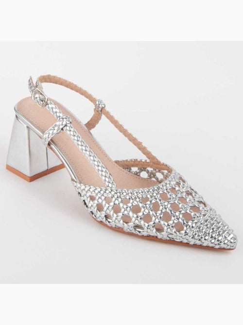 Schoen Met Hak Synthetisch Materiaal Montevita - Kiabi Schoen Met Hak Synthetisch Materiaal Montevita - Kiabi