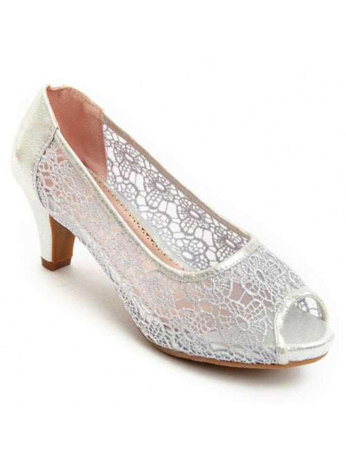 Schoen Met Hak Synthetisch Materiaal Montevita - Kiabi Schoen Met Hak Synthetisch Materiaal Montevita - Kiabi