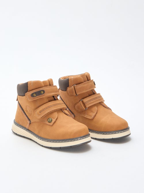 Schoenen met klittenbandsluiting en contrasterend detail 'Marfab' - Kiabi