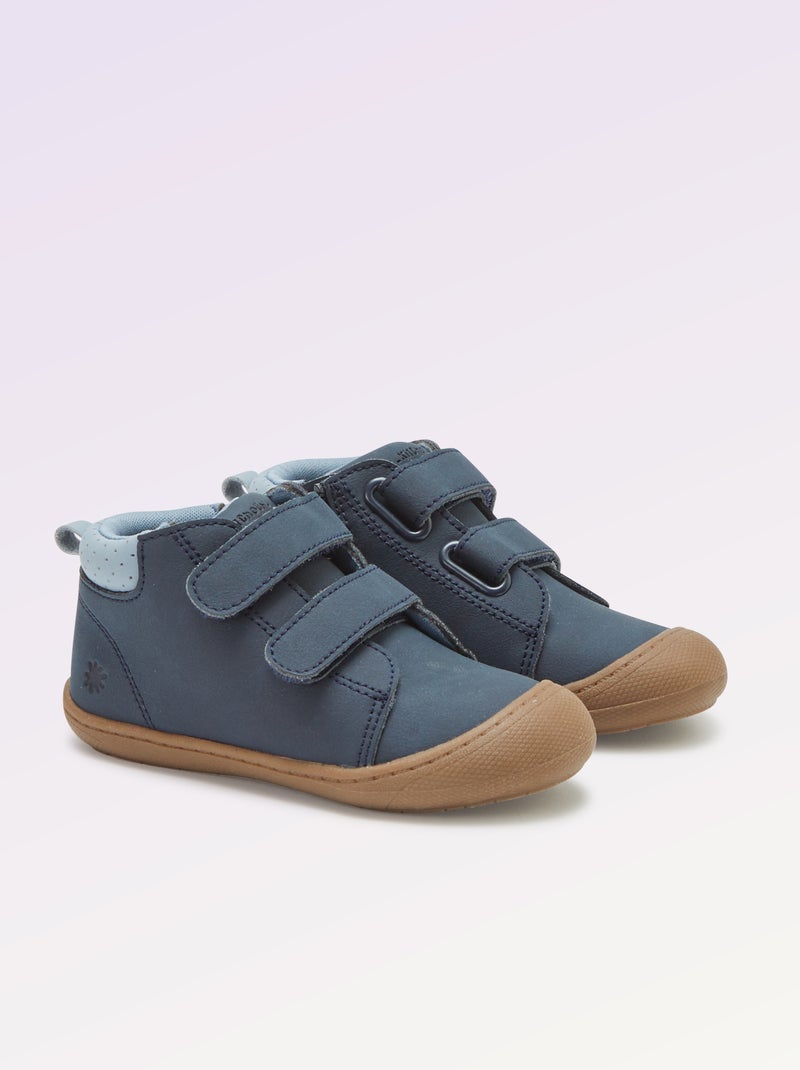 Schoenen met klittenbandsluiting motoriek 3 - Kitchoun Blauw - Kiabi
