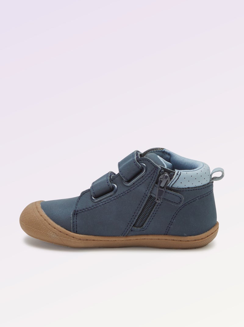 Schoenen motoriek 3: de eerste stapjes - Kitchoun Blauw - Kiabi