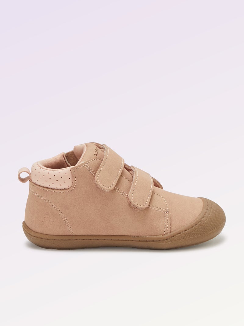 Schoenen motoriek 3: de eerste stapjes - Kitchoun Rose - Kiabi