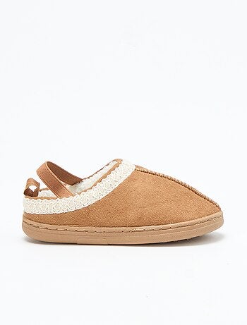 Schoenen van suèdine met details | Instapmodel