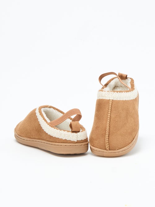 Schoenen van suèdine met details | Instapmodel - Kiabi