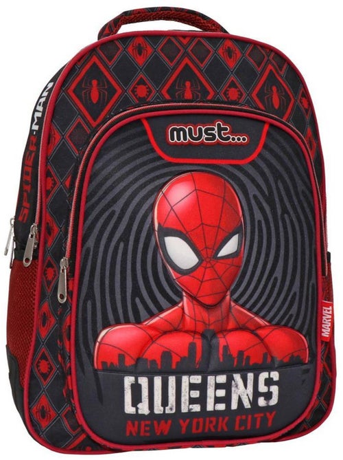 Schoolrugzak 2 vakken Spider-Man New York City 43 cm - Kiabi