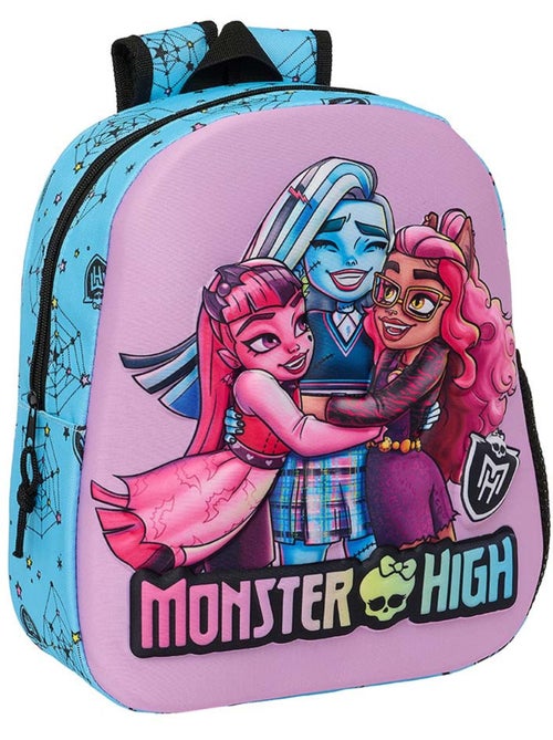 Schoolrugzak 3D van textiel Monster High SAFTA - Kiabi Schoolrugzak 3D van textiel Monster High SAFTA - Kiabi