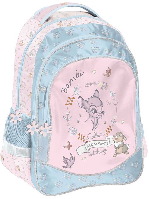 Schoolrugzak Bambi Momenten Glitters 42 cm - 2 vakken - Kiabi