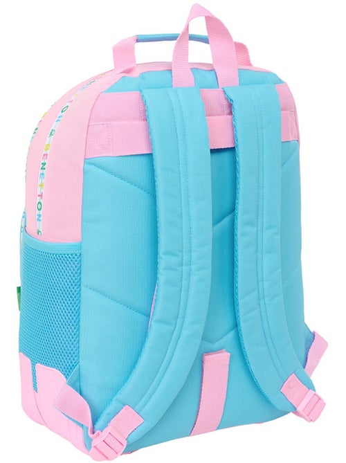 Schoolrugzak Be Benetton met 2 vakken 42 cm - Kiabi Schoolrugzak Be Benetton met 2 vakken 42 cm - Kiabi