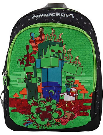 Schoolrugzak bedrukt Creeper superieure kwaliteit Minecraft