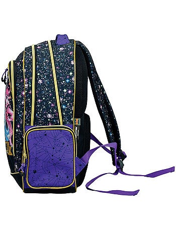 Schoolrugzak bedrukt galaxie 2 vakken Monster High
