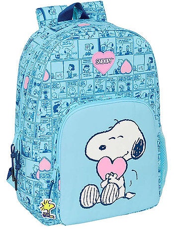 Schoolrugzak bedrukt Peanuts en textiel Snoopy