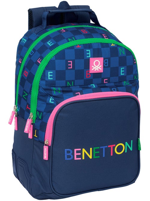 Schoolrugzak BENETTON Damero 42 cm – 2 vakken met ritssluiting BENETTON - Kiabi Schoolrugzak BENETTON Damero 42 cm – 2 vakken met ritssluiting BENETTON - Kiabi