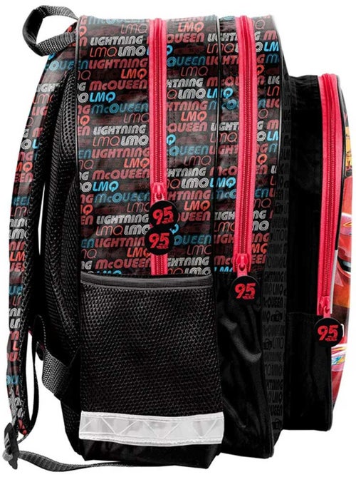 Schoolrugzak Cars Flash McQueen Fast 2 vakken 38 cm - Kiabi