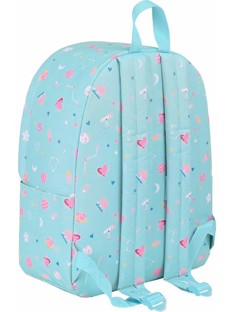 Schoolrugzak CMP motief ruimte polyester Lichtgroenblauw Blauw - Kiabi