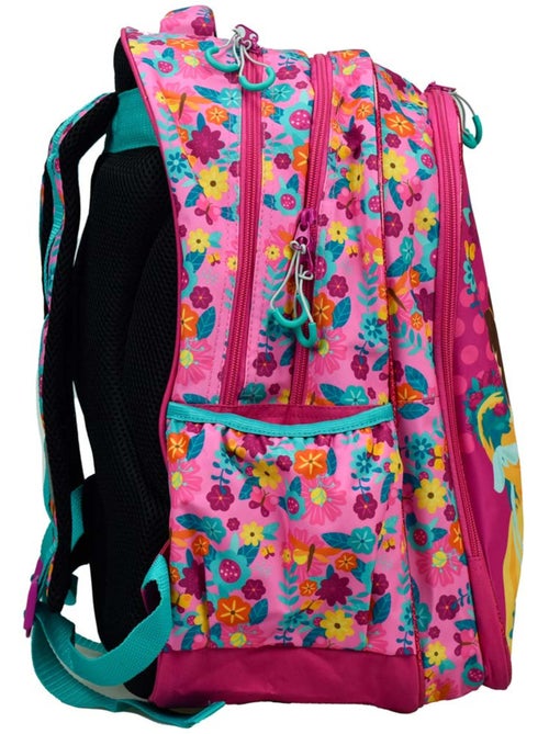 Schoolrugzak Disney Princess bloemenmotief 43 cm - Kiabi