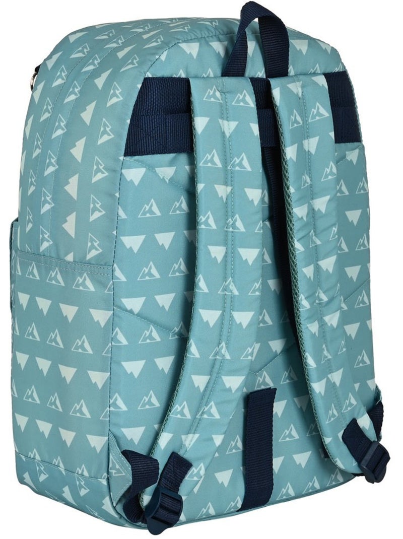 Schoolrugzak gerecycled 14 L National Geographic Safta Lichtgroenblauw - Kiabi