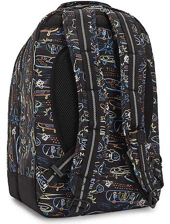 Schoolrugzak Kipling Class Room polyester motief Neon Skate