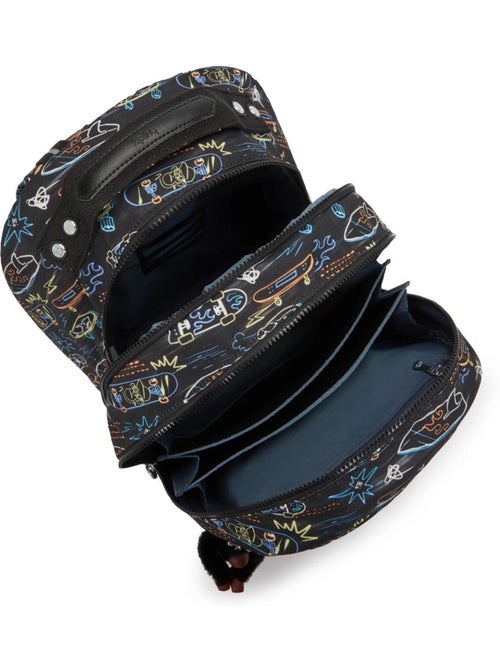 Schoolrugzak Kipling Class Room polyester motief Neon Skate - Kiabi