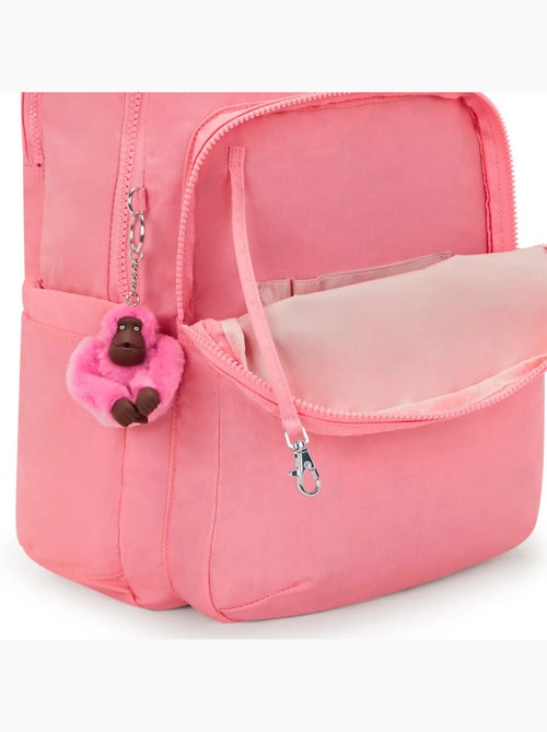Schoolrugzak Kipling Seoul Lap Coral Sea 44 cm - met vak protectrice voor computer - Kiabi