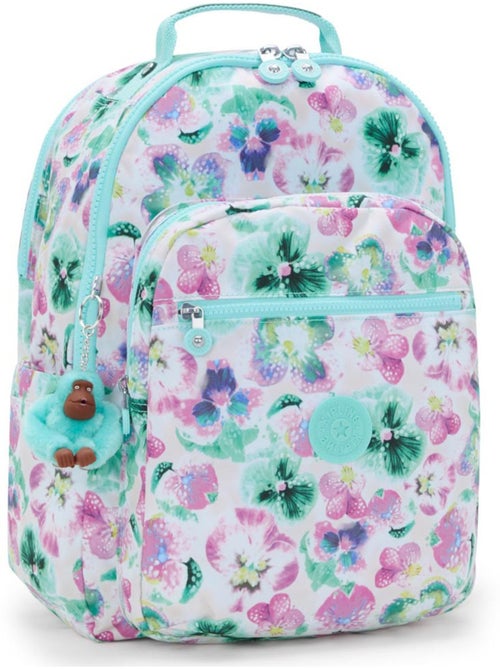 Schoolrugzak Kipling Seoul van synthetische stof bloemenprint - Kiabi Schoolrugzak Kipling Seoul van synthetische stof bloemenprint - Kiabi
