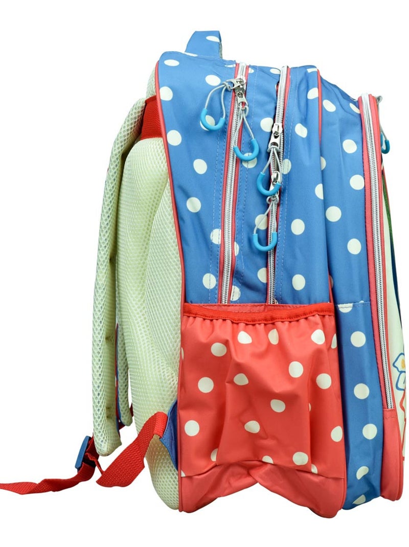 Schoolrugzak Minnie motief bloemen synthetisch Wit Roze Blauw - Kiabi