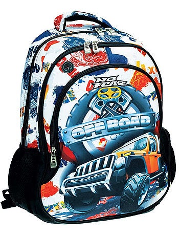 Schoolrugzak Monster Truck bedrukt No Fear 45 cm