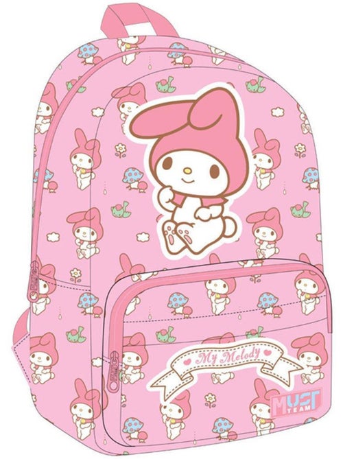 Schoolrugzak 'My Melody' 22 L 41x29x17 cm 2 ritsvakken - Must Diakakis - Kiabi Schoolrugzak 'My Melody' 22 L 41x29x17 cm 2 ritsvakken - Must Diakakis - Kiabi