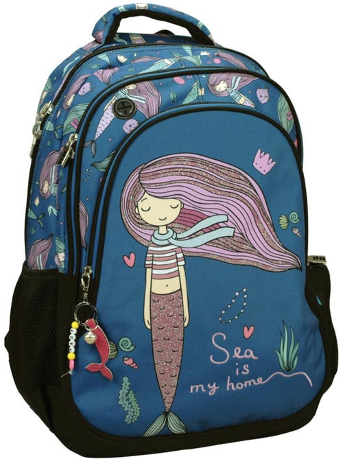 Schoolrugzak ovale 'Sea Mermaid' 48 x 30 x 28 cm - Back Me Up - Kiabi