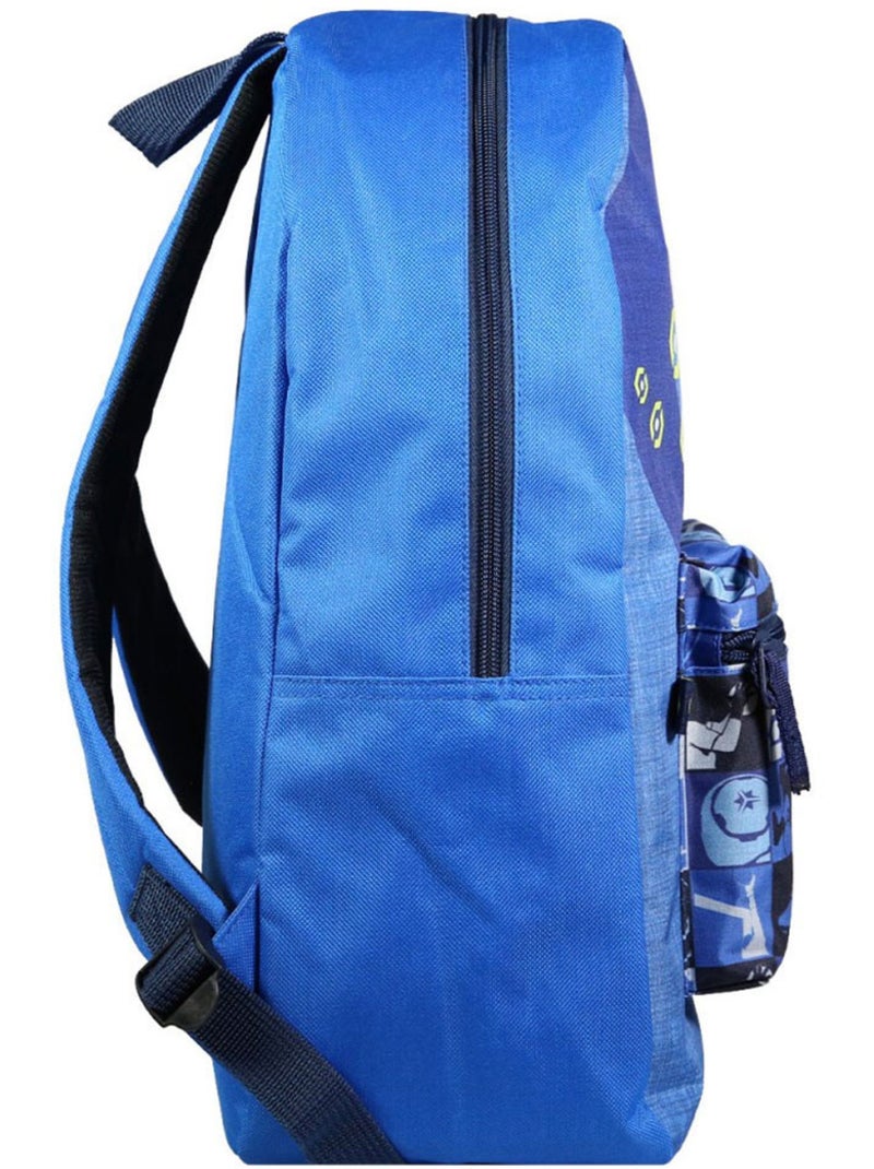 Schoolrugzak polyester Ligue 1 Football 40 cm Blauw - Kiabi