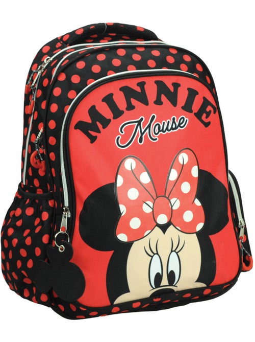 Schoolrugzak polyester motief stippen Minnie - Kiabi