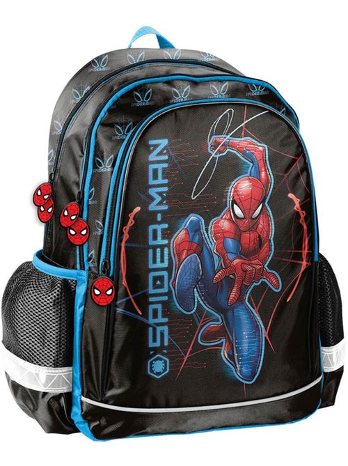 Schoolrugzak Spider-Man afwerking synthetisch glanzend Paso - Kiabi