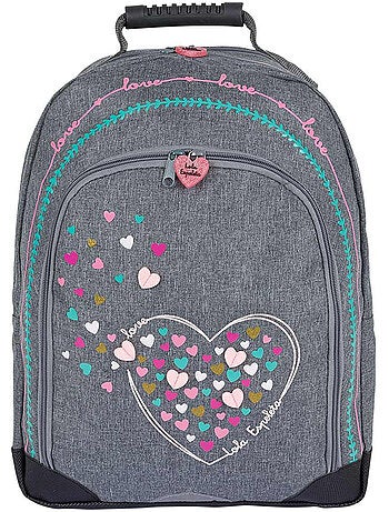 Schoolrugzak textiel motief hart Lola Espeleta 42 cm