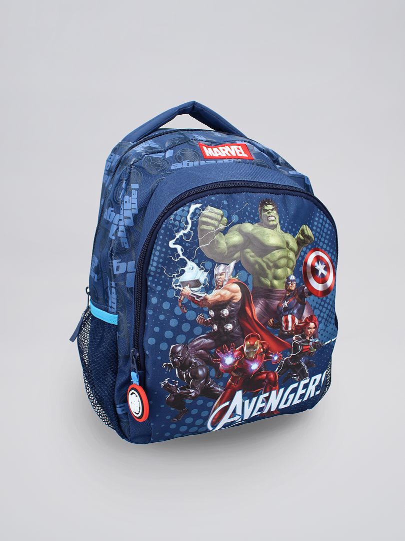 Schooltas met Avengers-print marineblauw - Kiabi