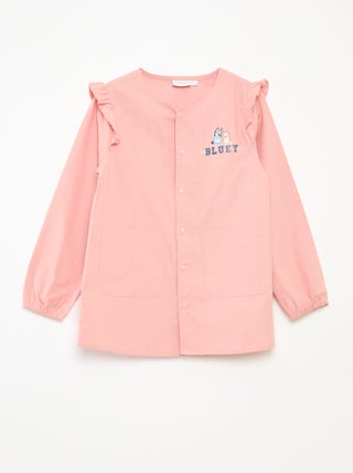 Schort van poplin met print 'Bluey'