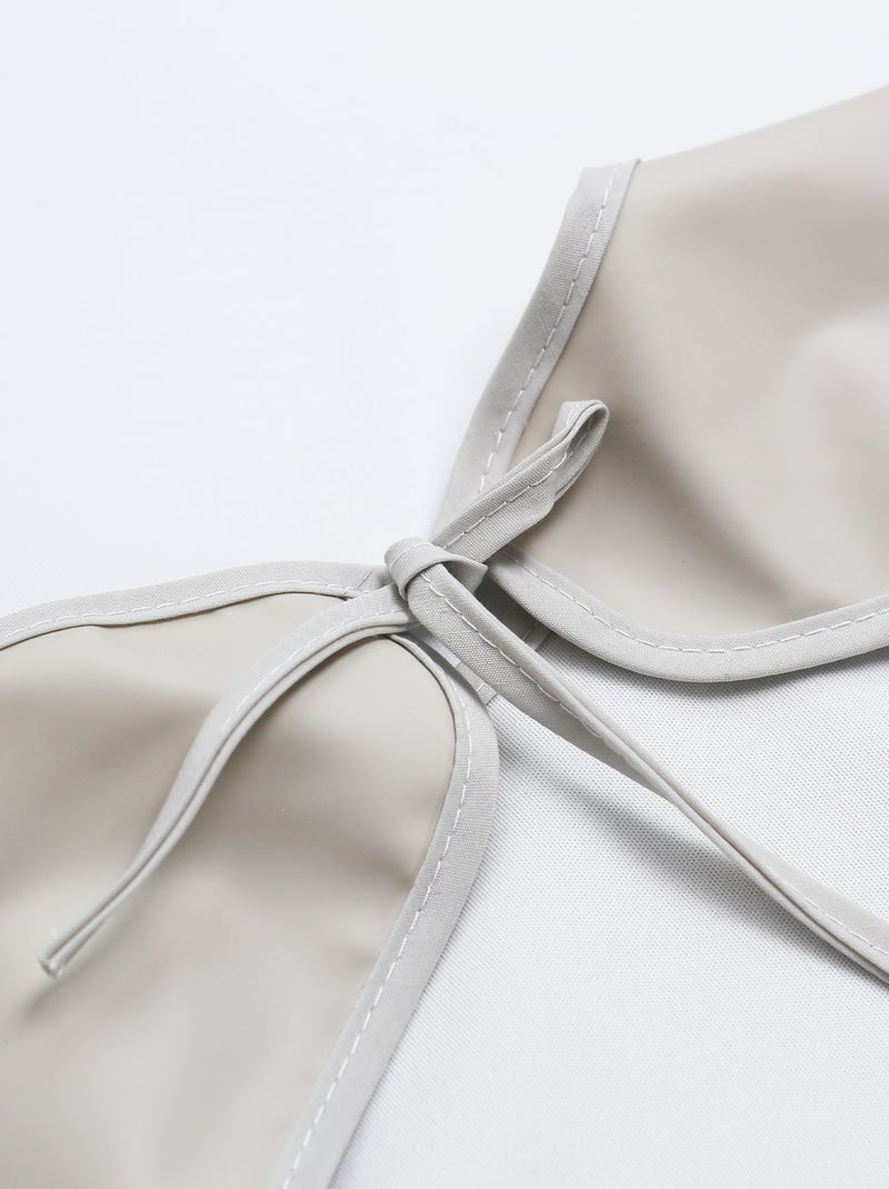 Schortslabbetje voor baby Gebroken wit - Kiabi