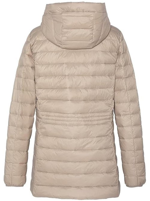 Schott BAKER2WRS Lange Beige Damesdonsjas - Kiabi Schott BAKER2WRS Lange Beige Damesdonsjas - Kiabi
