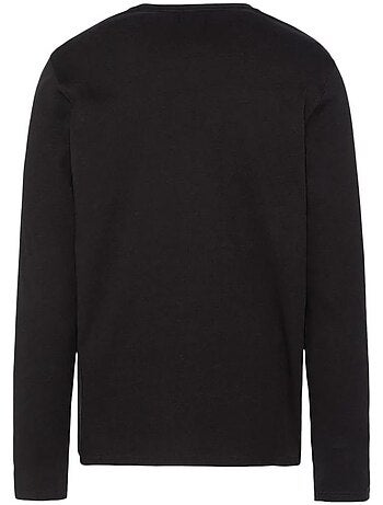 Schott brodedml wit t-shirt voor heren