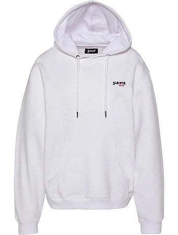 Schott dames sweatshirt marineblauw swhbrodedw