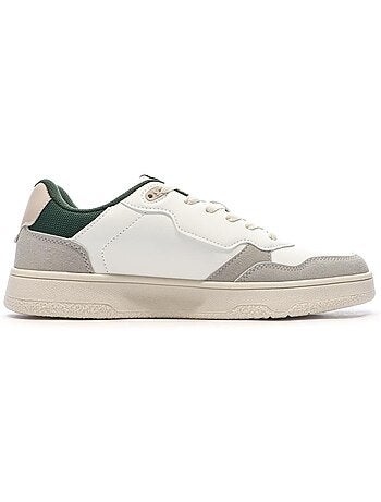 Schott darcy heren sneakers wit/grijs/groen