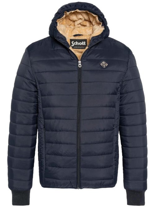 Schott EXPRESSO Marineblauwe Donsjas voor Heren - Kiabi Schott EXPRESSO Marineblauwe Donsjas voor Heren - Kiabi