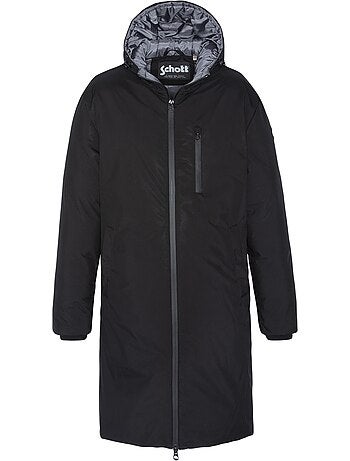 Schott fargo-blk zwarte heren donsjas