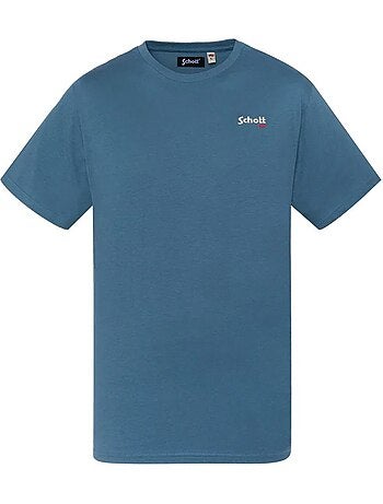 Schott tscrew lichtgroen t-shirt voor heren